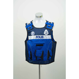 PDRM POLIS BANTUAN VEST NEW DESIGN FULL BLUE